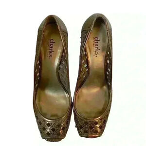 STUNNING Charles by Charles David sequin Metalic bronze/brown 🤎